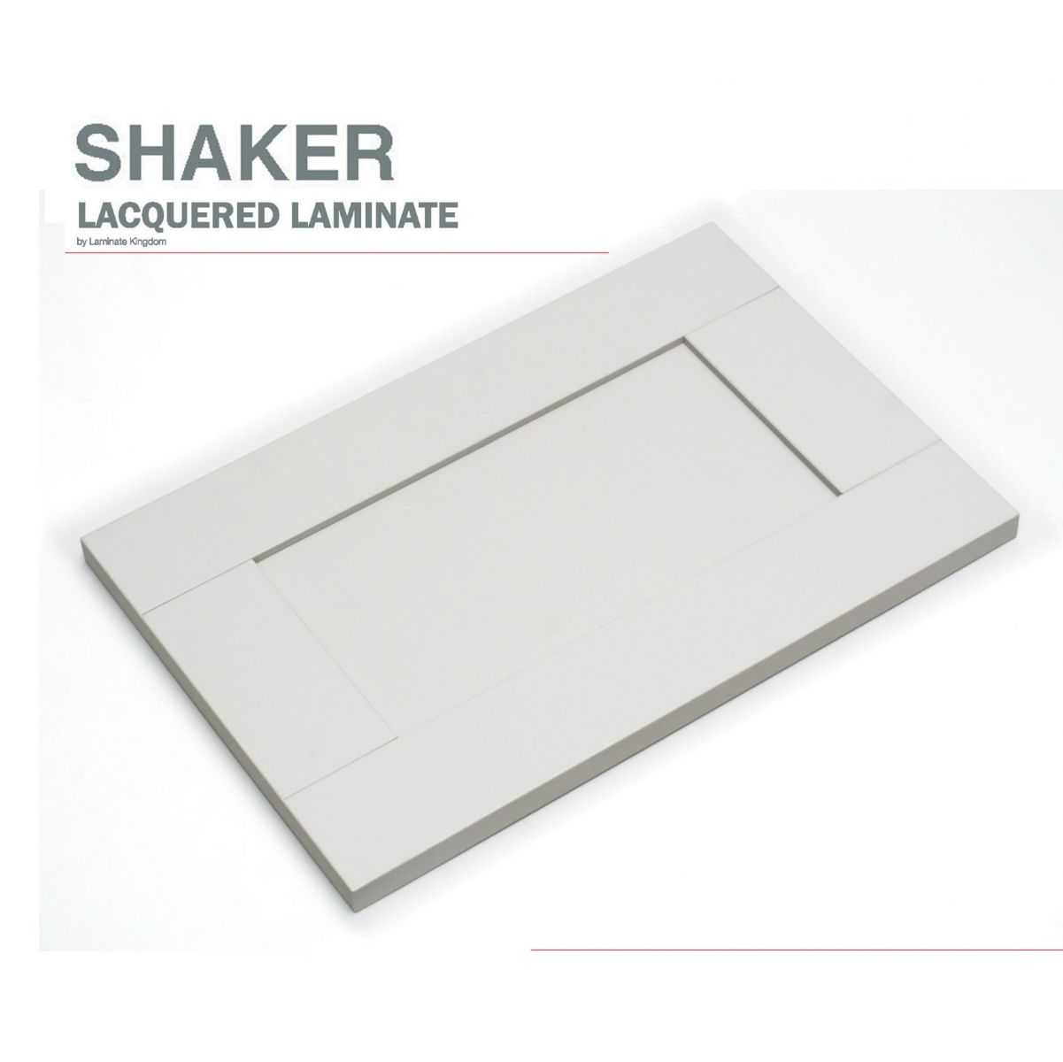 -  Biên dạng Cánh tủ Shaker Laminate Lacquered An Cường